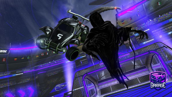 A Rocket League car design from FireFox14