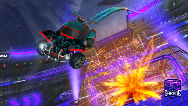 A Rocket League car design from Oxji2