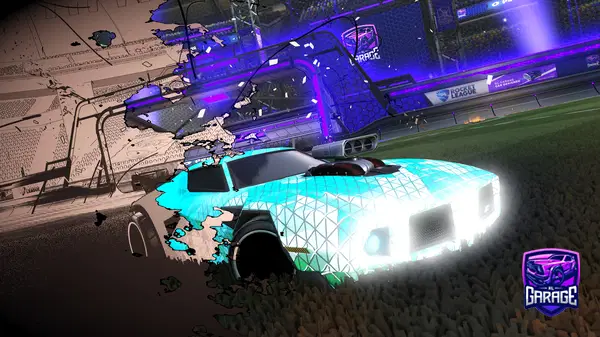 A Rocket League car design from Mustang_1500