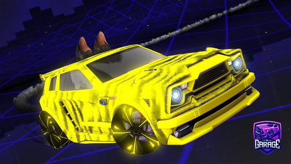 A Rocket League car design from Squib