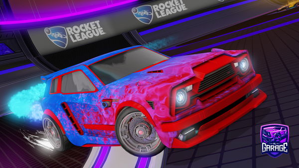 A Rocket League car design from Rezup