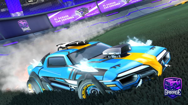 A Rocket League car design from D9nticore