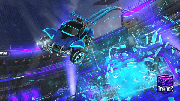 A Rocket League car design from OMV-Slix