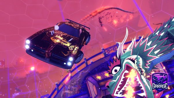 A Rocket League car design from animeexofi