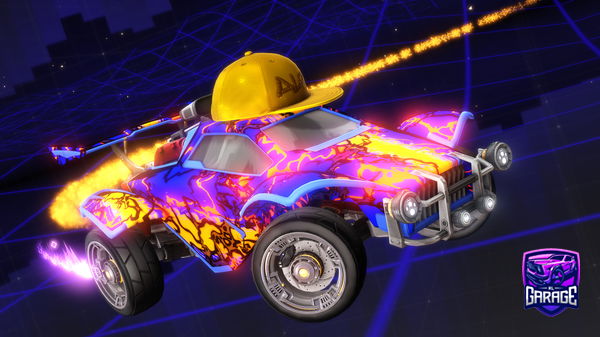 A Rocket League car design from Geo_Mad_TV
