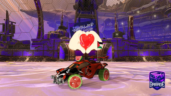 A Rocket League car design from MisterMelone