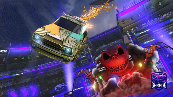 A Rocket League car design from Frosty-J