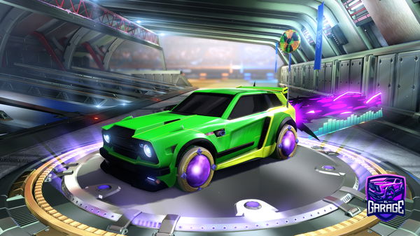 A Rocket League car design from MushyRabobo