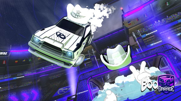 A Rocket League car design from Cubing