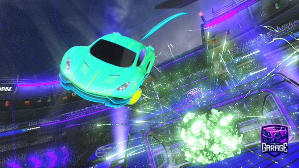 A Rocket League car design from RIZKID3Yt