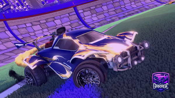 A Rocket League car design from SamGhost8818