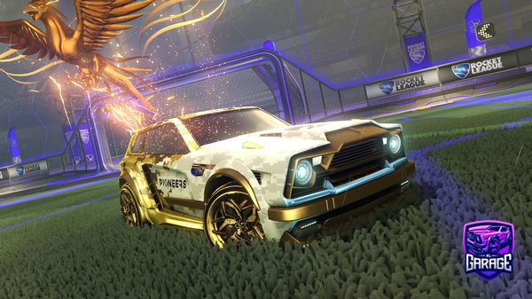 A Rocket League car design from Frosty-J