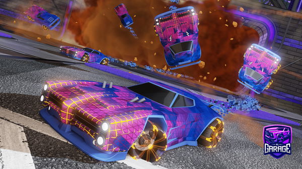A Rocket League car design from SavageDuckling66