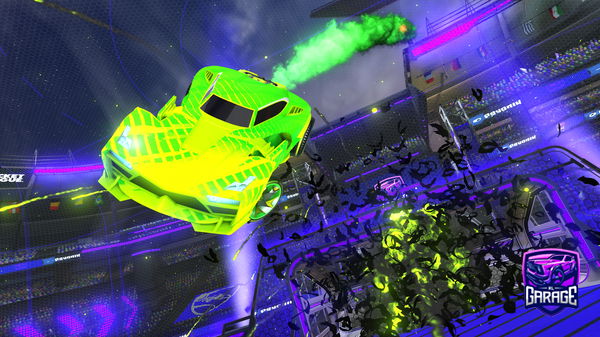 A Rocket League car design from LWG1