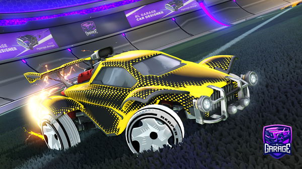 A Rocket League car design from PWR_Waffles