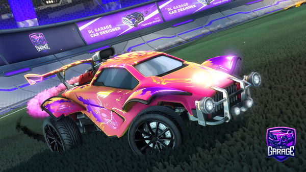 A Rocket League car design from Opjack