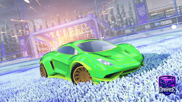 A Rocket League car design from Wabelack