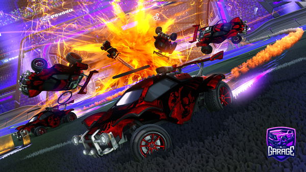 A Rocket League car design from Evildragonlive