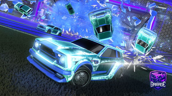 A Rocket League car design from Aquaz-tehe