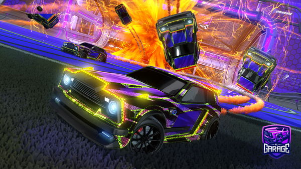 A Rocket League car design from PSN_eliqzxr