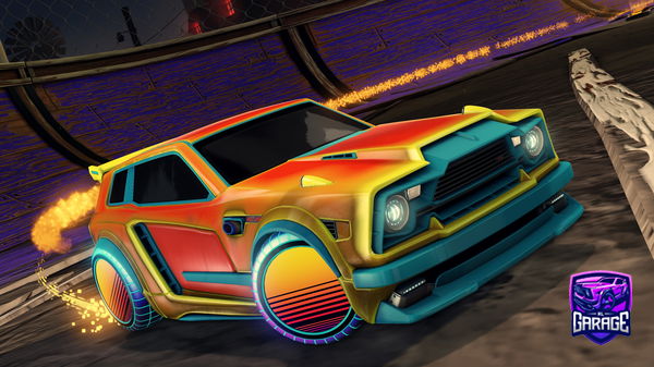 A Rocket League car design from lezlaine