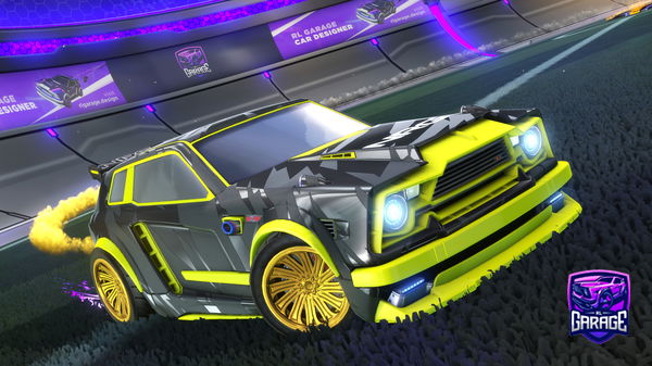 A Rocket League car design from PWRHeattrow