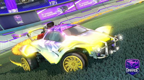 A Rocket League car design from Crxkir