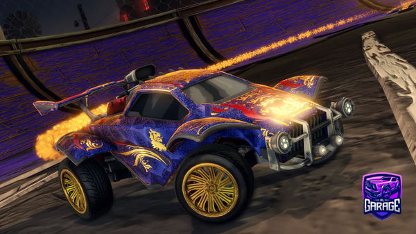 A Rocket League car design from Icke_Picke