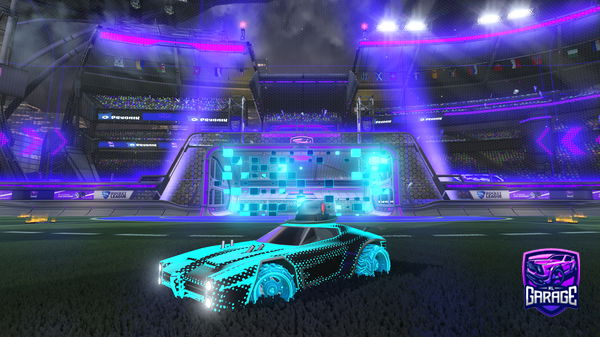 A Rocket League car design from Cryptonium90