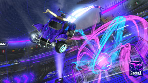 A Rocket League car design from thedanix