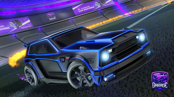 A Rocket League car design from Fifoludek