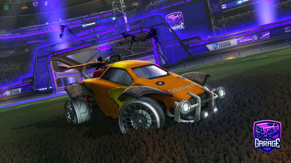 A Rocket League car design from vixty