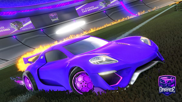 A Rocket League car design from Mc_FLY7996