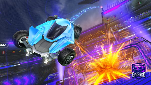 A Rocket League car design from mo7dy7000