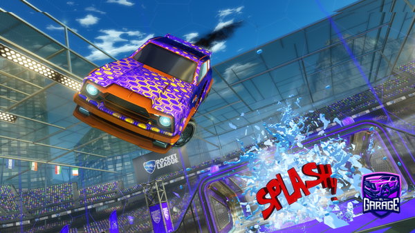 A Rocket League car design from XxRileythestream1