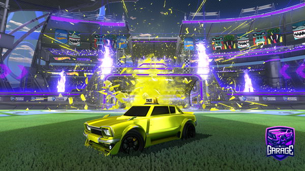 A Rocket League car design from Retraktable