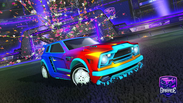 A Rocket League car design from Shadowflash