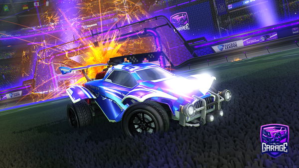 A Rocket League car design from DRACO2909