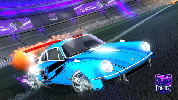A Rocket League car design from Zombzz