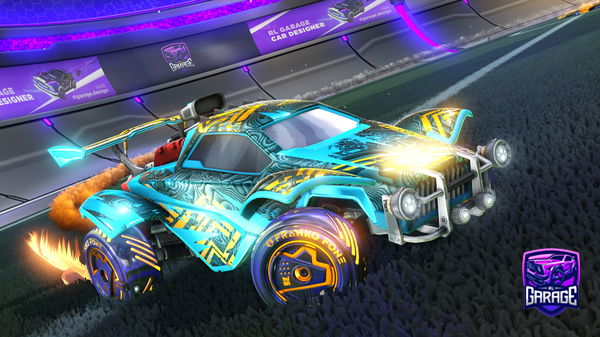 A Rocket League car design from Rogo195