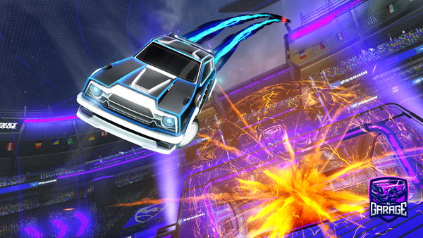 A Rocket League car design from travelmatte