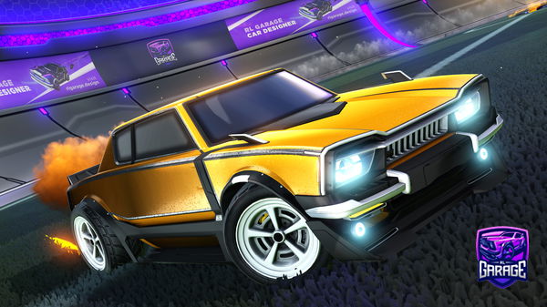 A Rocket League car design from drft_rl