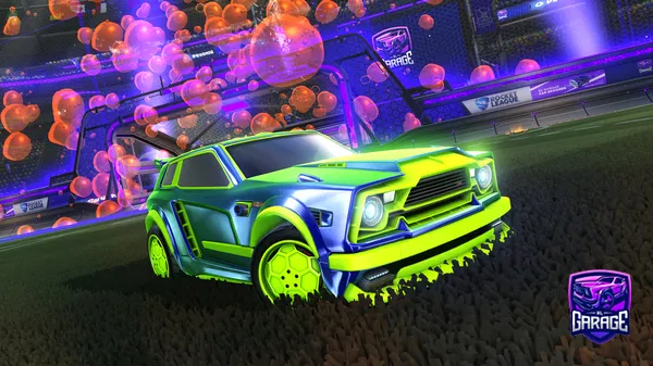 A Rocket League car design from Dewzzz