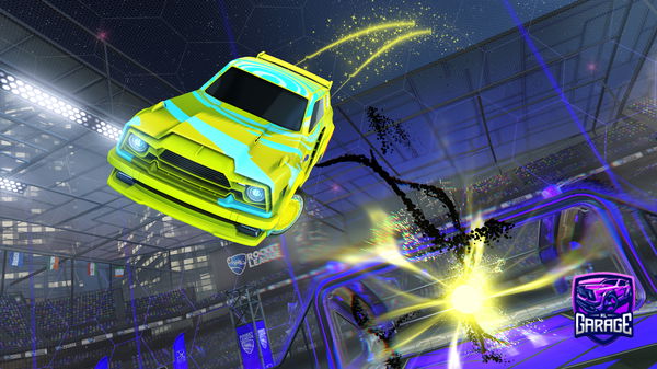 A Rocket League car design from CKXEditz