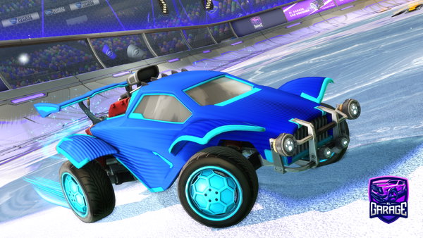 A Rocket League car design from hik587