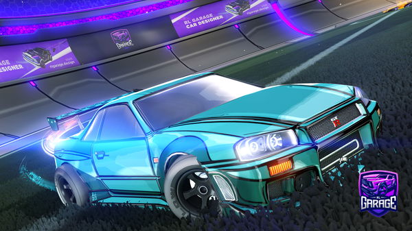 A Rocket League car design from KitchenFaucet_