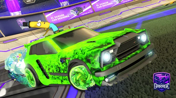 A Rocket League car design from DoomChipmunk