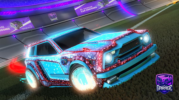 A Rocket League car design from catslikecheese2