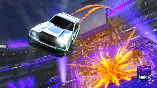 A Rocket League car design from exoduess