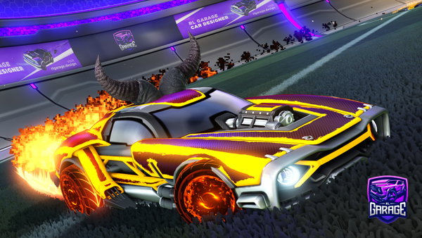 A Rocket League car design from ShindeiruVT